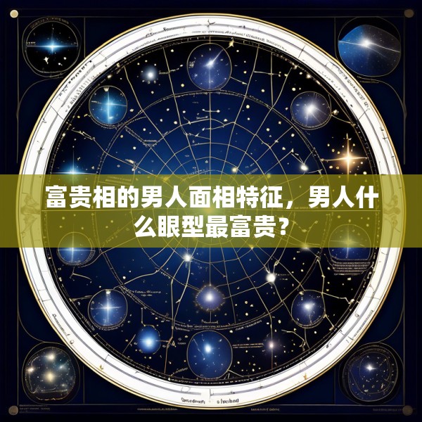 富贵相的男人面相特征,男人什么眼型最富贵?