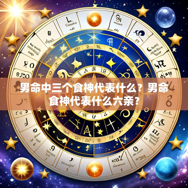 男命中三个食神代表什么？男命食神代表什么六亲？