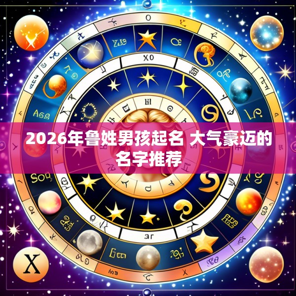 2026年鲁姓男孩起名 大气豪迈的名字推荐