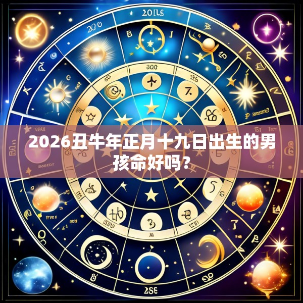 2026丑牛年正月十九日出生的男孩命好吗?