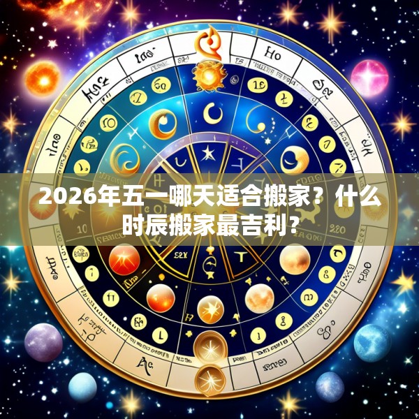 2026年五一哪天适合搬家？什么时辰搬家最吉利？