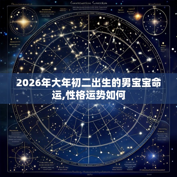 2026年大年初二出生的男宝宝命运,性格运势如何