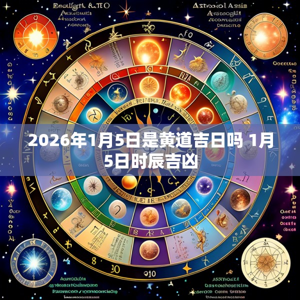2026年1月5日是黄道吉日吗 1月5日时辰吉凶