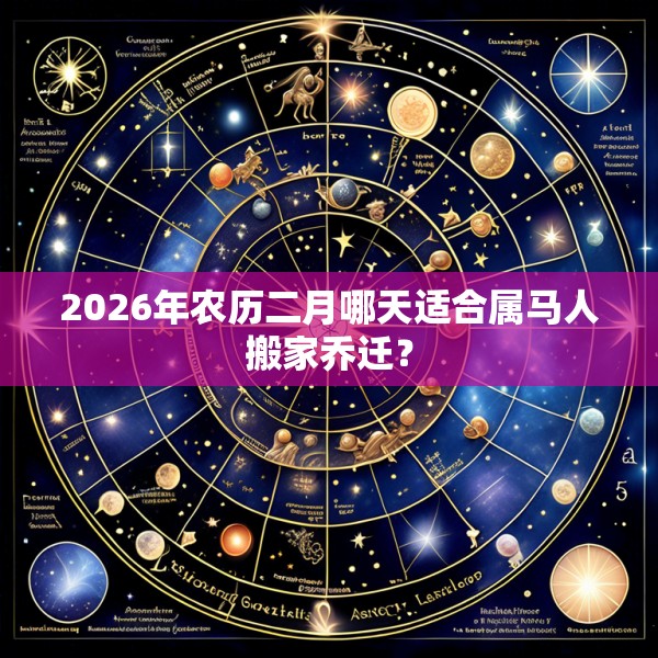 2026年农历二月哪天适合属马人搬家乔迁?