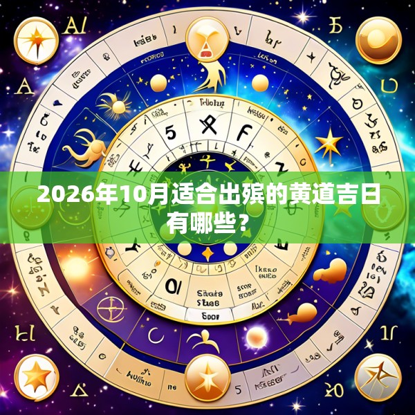 2026年10月适合出殡的黄道吉日有哪些?
