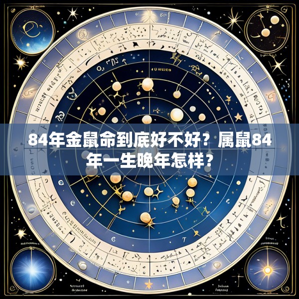 84年金鼠命到底好不好？属鼠84年一生晚年怎样？