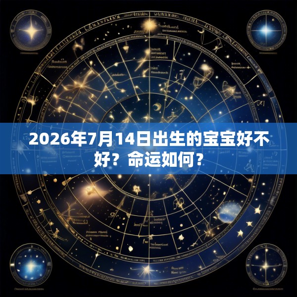 2026年7月14日出生的宝宝好不好？命运如何？