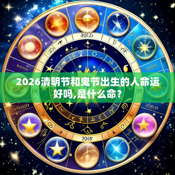 2026清明节和鬼节出生的人命运好吗,是什么命?