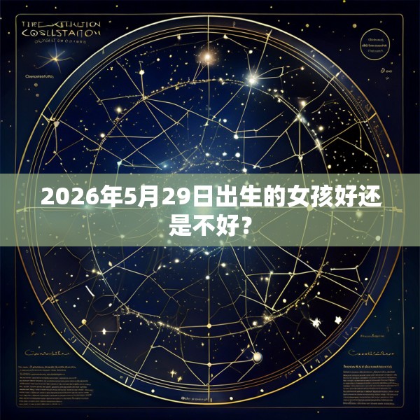 2026年5月29日出生的女孩好还是不好？