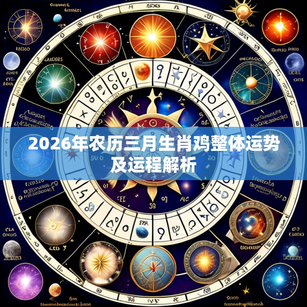 2026年农历三月生肖鸡整体运势及运程解析
