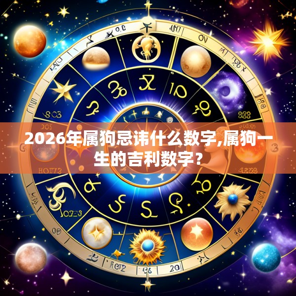 2026年属狗忌讳什么数字,属狗一生的吉利数字?