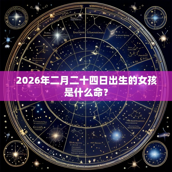 2026年二月二十四日出生的女孩是什么命？