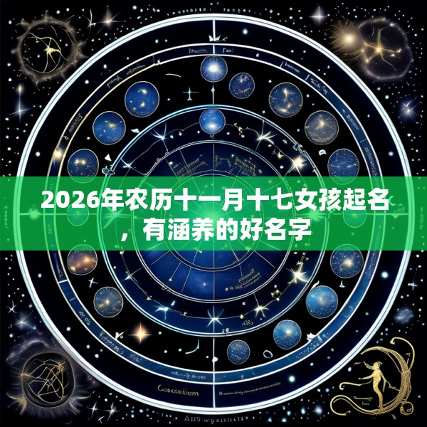 2026年农历十一月十七女孩起名，有涵养的好名字