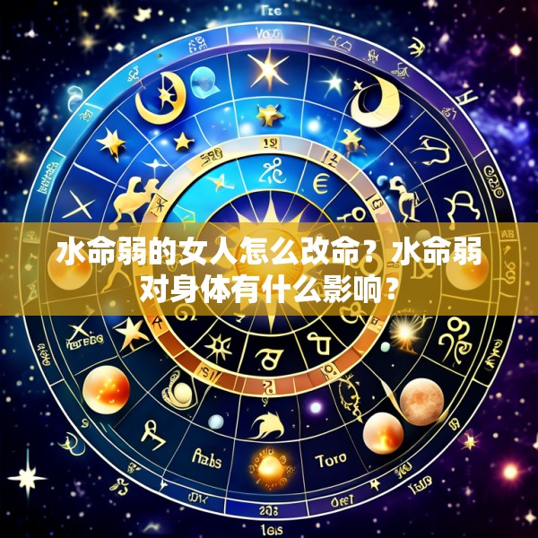 水命弱的女人怎么改命?水命弱对身体有什么影响?