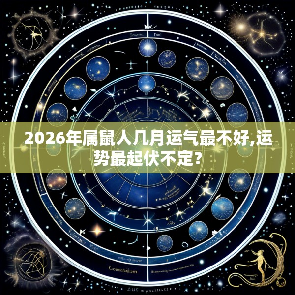 2026年属鼠人几月运气最不好,运势最起伏不定?
