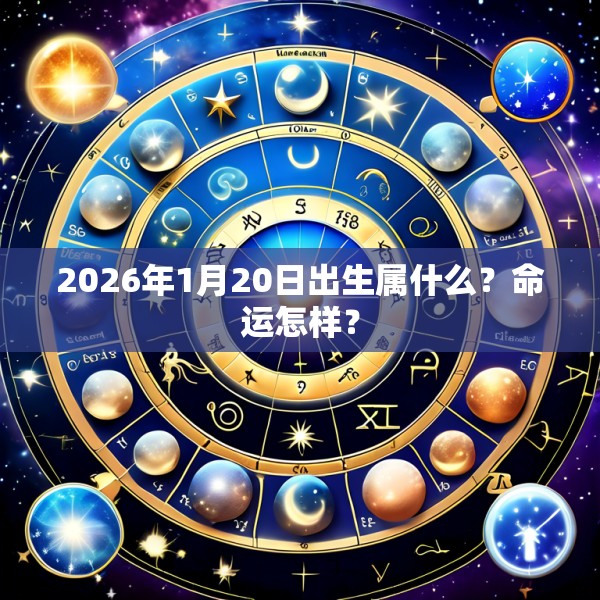 2026年1月20日出生属什么?命运怎样?