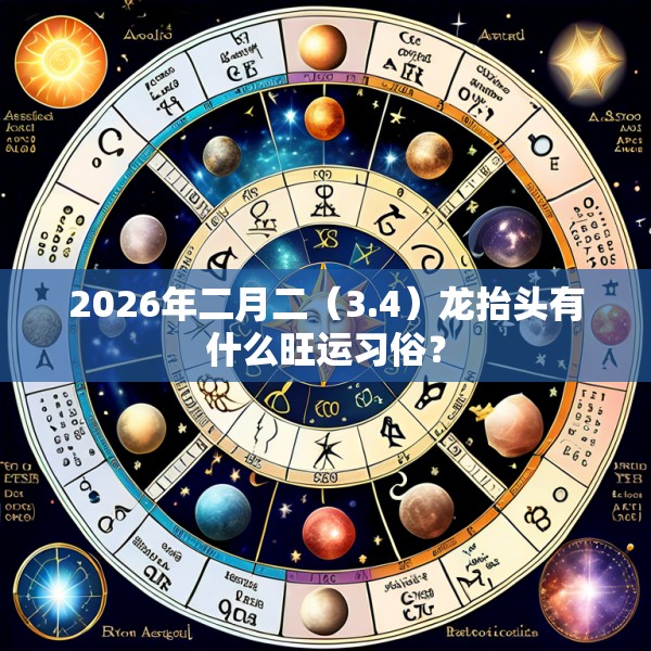 2026年二月二(3.4)龙抬头有什么旺运习俗?