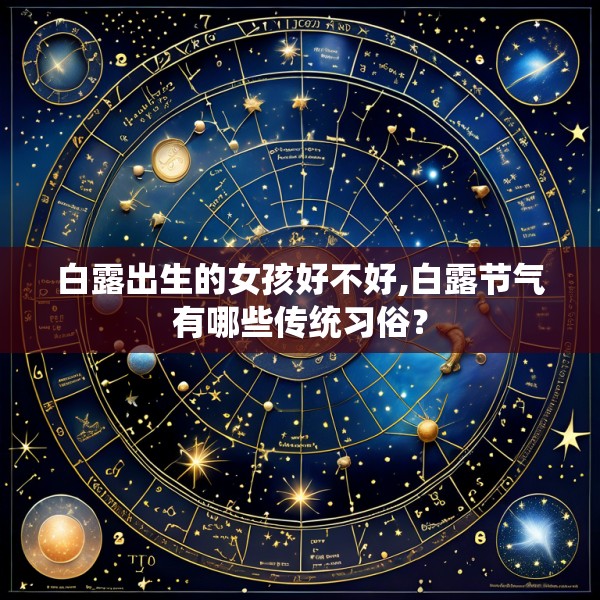 白露出生的女孩好不好,白露节气有哪些传统习俗？