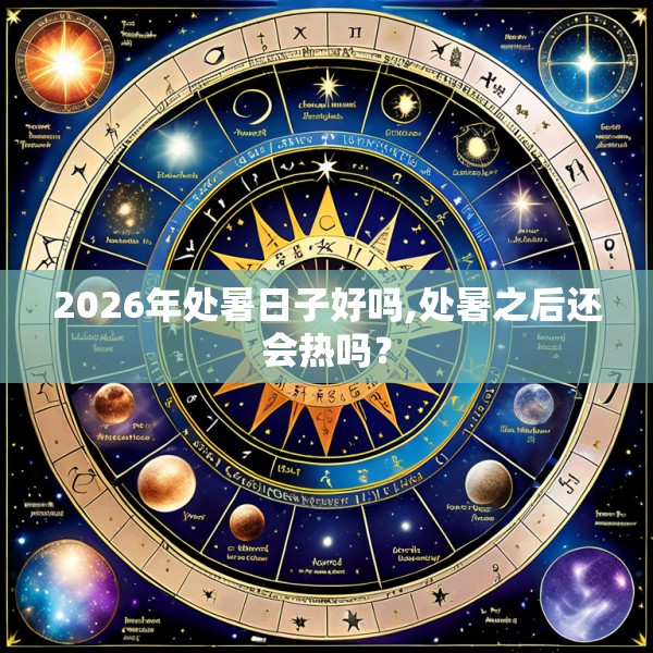 2026年处暑日子好吗,处暑之后还会热吗？
