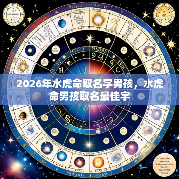 2026年水虎命取名字男孩，水虎命男孩取名最佳字