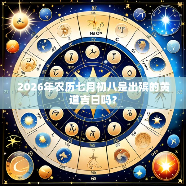 2026年农历七月初八是出殡的黄道吉日吗?