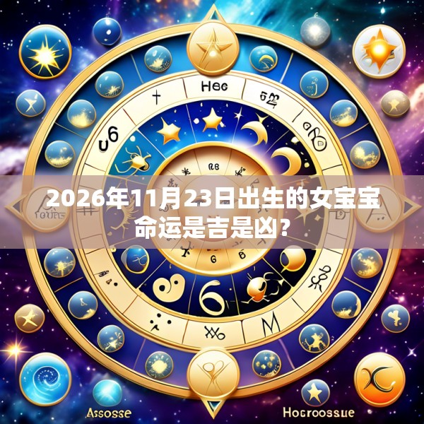2026年11月23日出生的女宝宝命运是吉是凶？