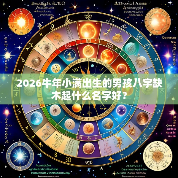 2026牛年小满出生的男孩八字缺木起什么名字好？