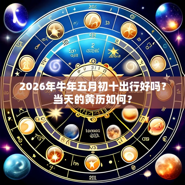 2026年牛年五月初十出行好吗？当天的黄历如何？