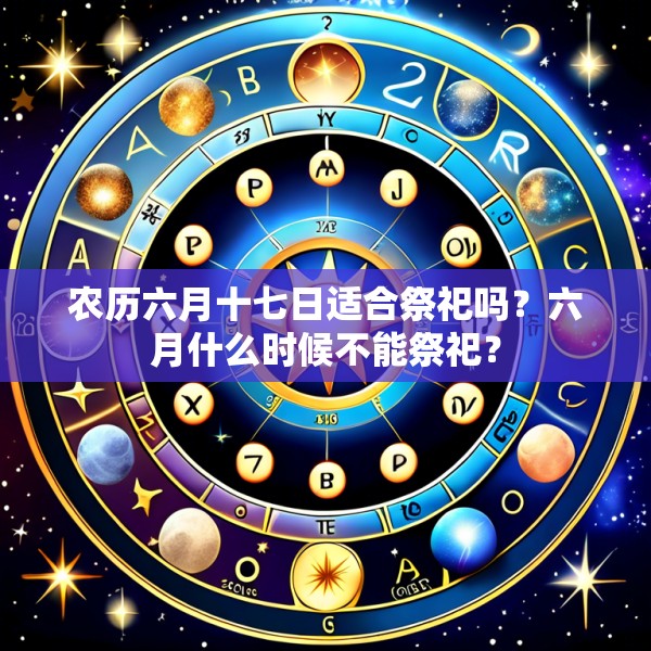 农历六月十七日适合祭祀吗?六月什么时候不能祭祀?