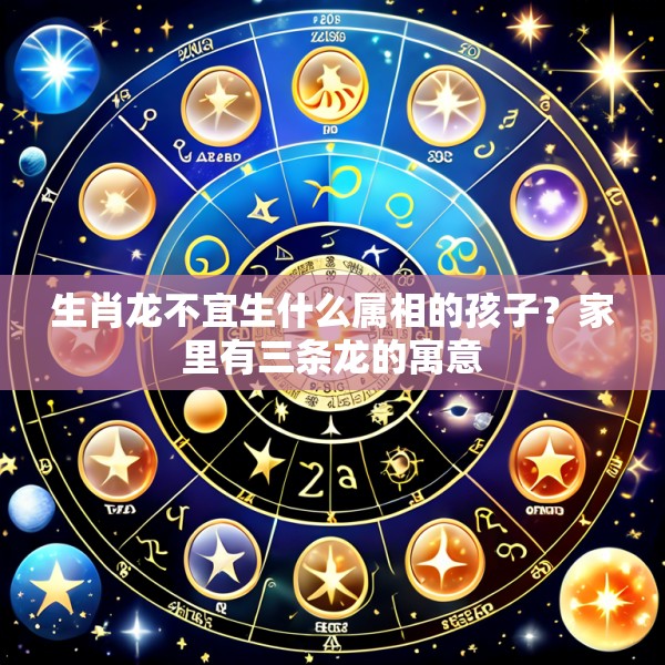 生肖龙不宜生什么属相的孩子？家里有三条龙的寓意