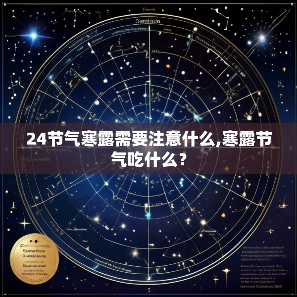 24节气寒露需要注意什么,寒露节气吃什么？