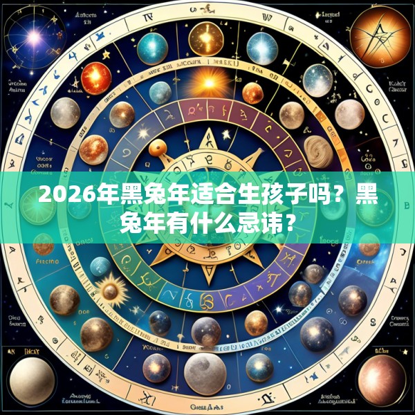 2026年黑兔年适合生孩子吗？黑兔年有什么忌讳？
