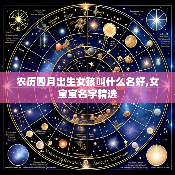 农历四月出生女孩叫什么名好,女宝宝名字精选