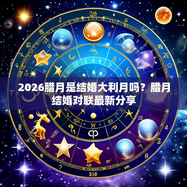 2026腊月是结婚大利月吗?腊月结婚对联最新分享