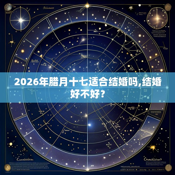 2026年腊月十七适合结婚吗,结婚好不好？