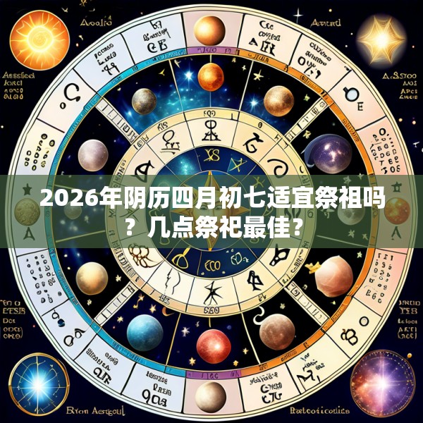 2026年阴历四月初七适宜祭祖吗？几点祭祀最佳？
