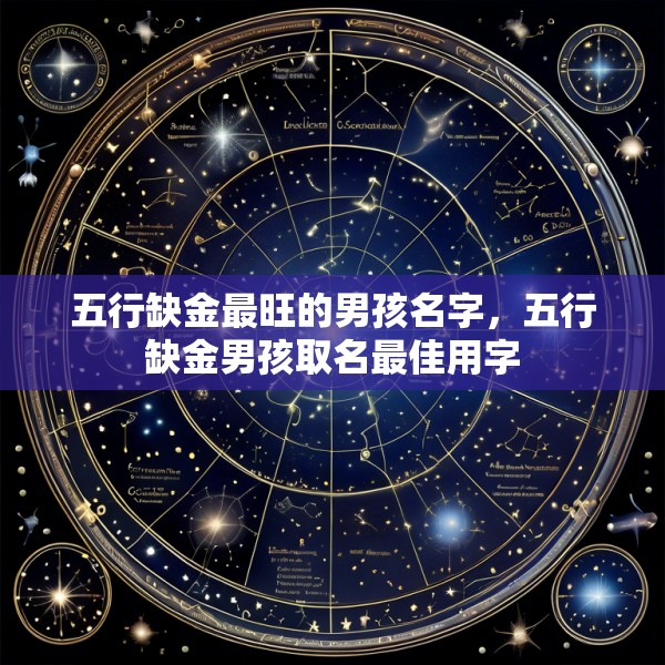 五行缺金最旺的男孩名字，五行缺金男孩取名最佳用字