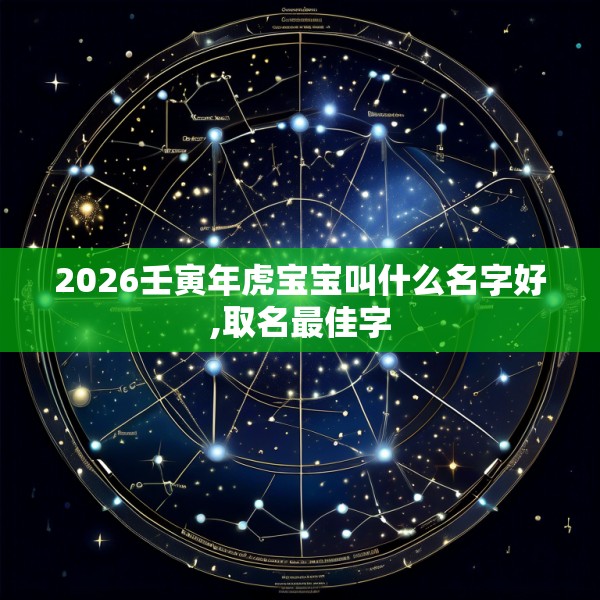 2026壬寅年虎宝宝叫什么名字好,取名最佳字
