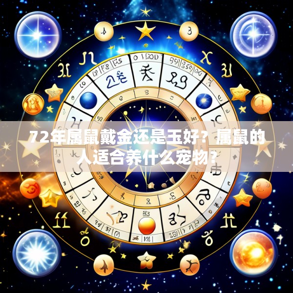 72年属鼠戴金还是玉好？属鼠的人适合养什么宠物？