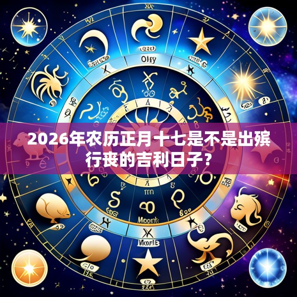 2026年农历正月十七是不是出殡行丧的吉利日子?
