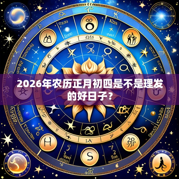 2026年农历正月初四是不是理发的好日子？