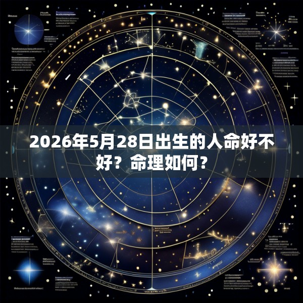 2026年5月28日出生的人命好不好？命理如何？