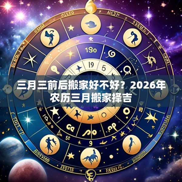 三月三前后搬家好不好？2026年农历三月搬家择吉