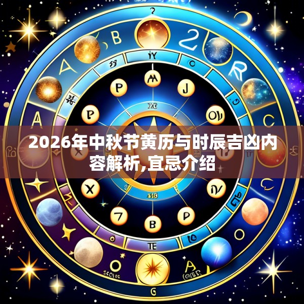 2026年中秋节黄历与时辰吉凶内容解析,宜忌介绍