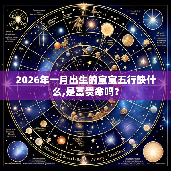 2026年一月出生的宝宝五行缺什么,是富贵命吗?