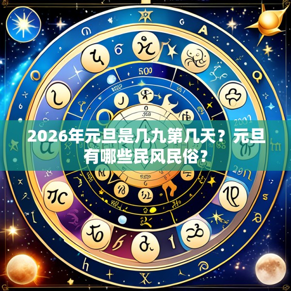2026年元旦是几九第几天?元旦有哪些民风民俗?
