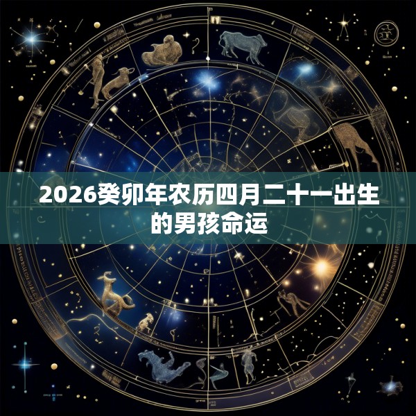 2026癸卯年农历四月二十一出生的男孩命运