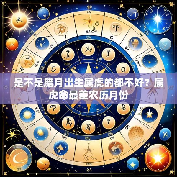 是不是腊月出生属虎的都不好?属虎命最差农历月份