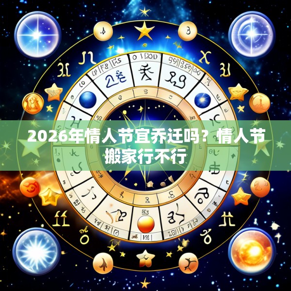 2026年情人节宜乔迁吗？情人节搬家行不行