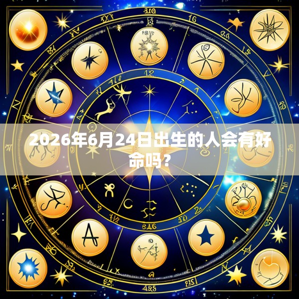 2026年6月24日出生的人会有好命吗？